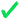 checkmark